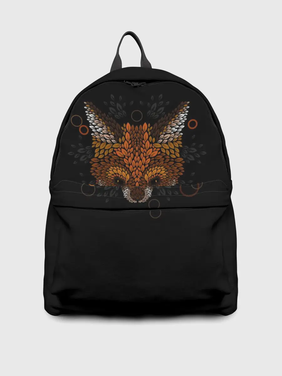 Рюкзак джинсовый / Лиса из Листьев