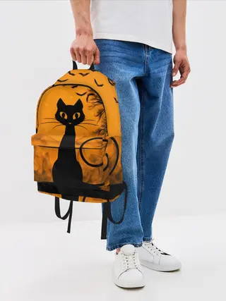 Рюкзак джинсовый / Halloween