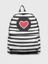 Рюкзак джинсовый / Сердце в полоску