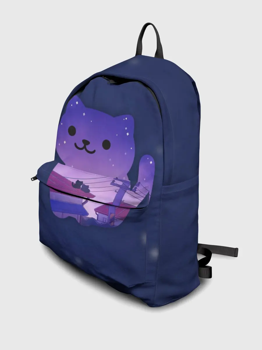 Рюкзак джинсовый / Ночной Котик