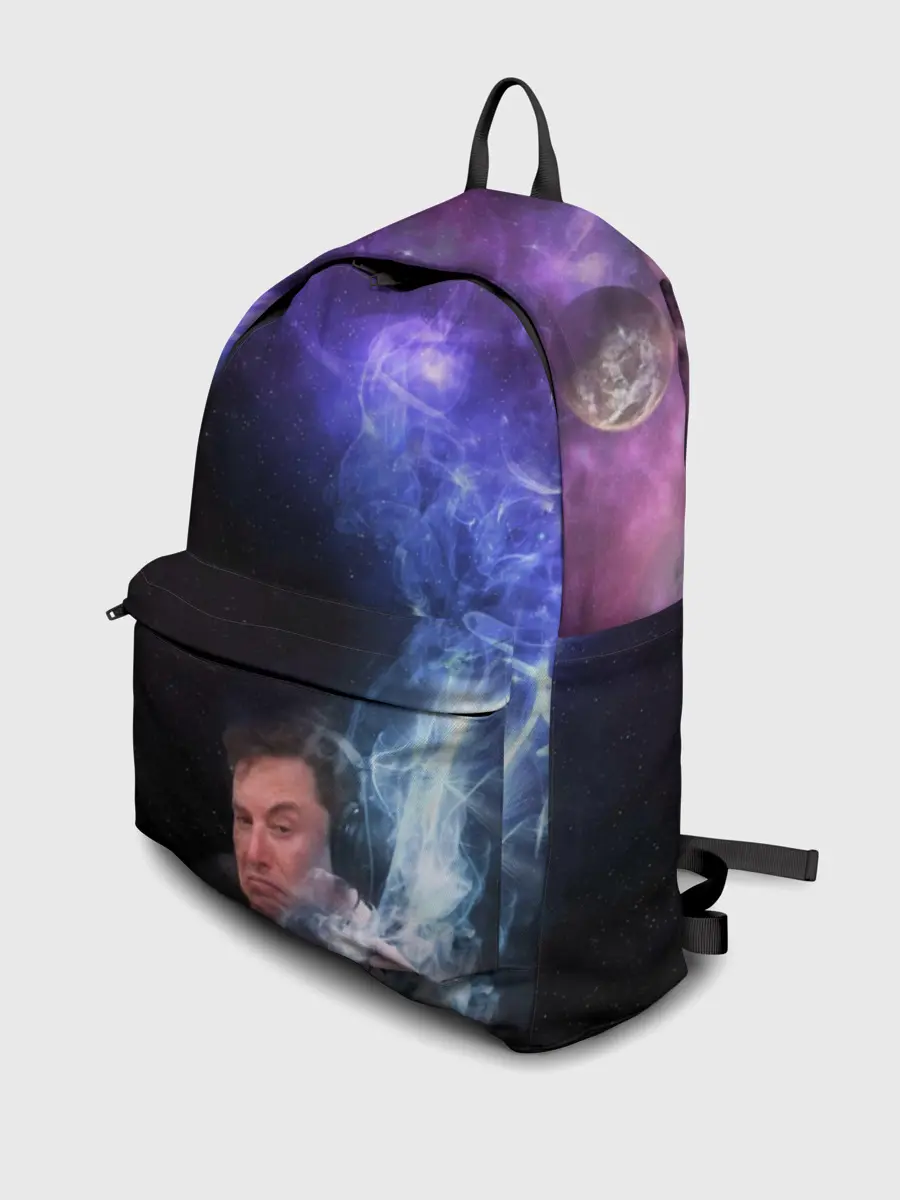 Рюкзак джинсовый / Elon Musk space Илон Маск