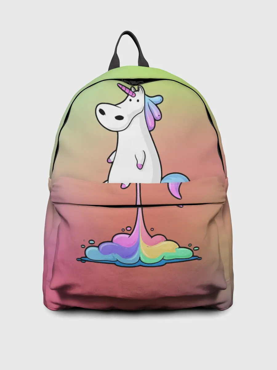 Рюкзак джинсовый / Единорог на Старте