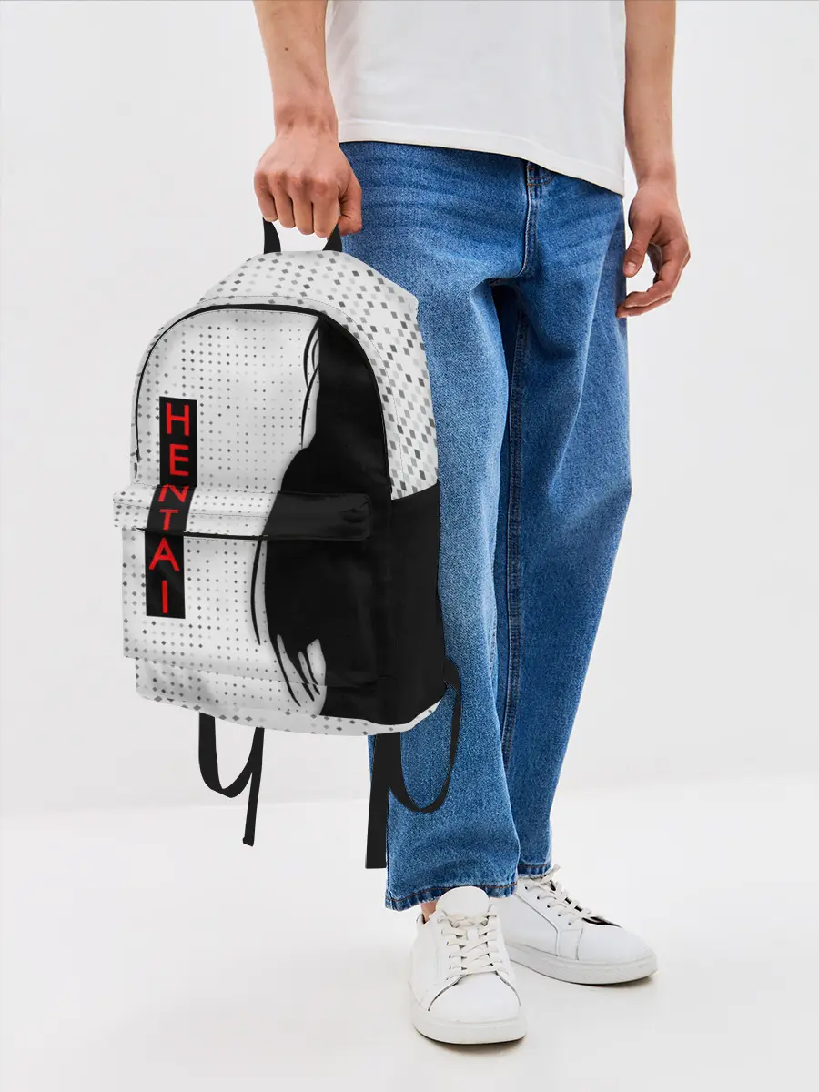 Рюкзак джинсовый / HENTAI - женский силуэт