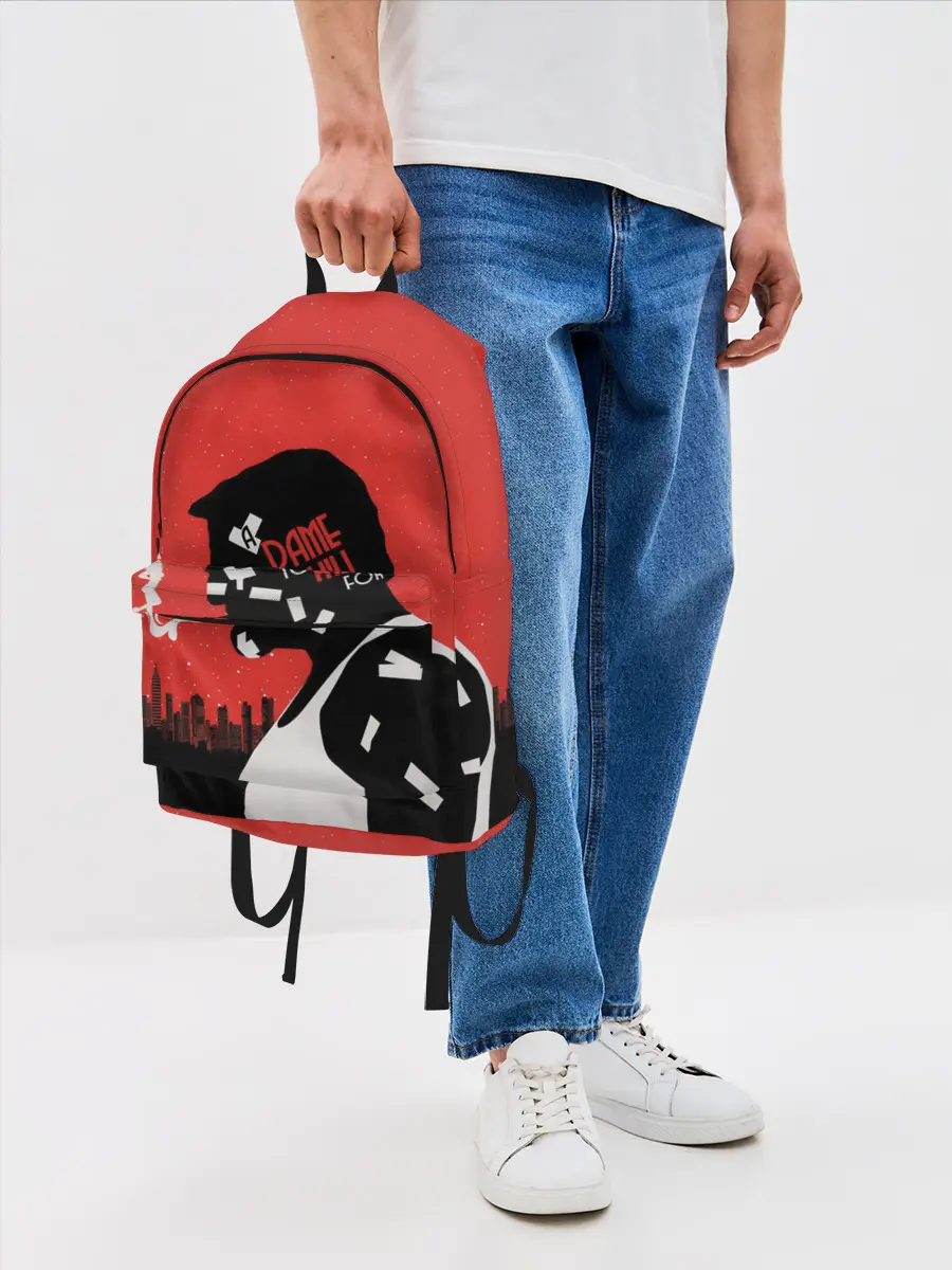 Рюкзак джинсовый / Город грехов