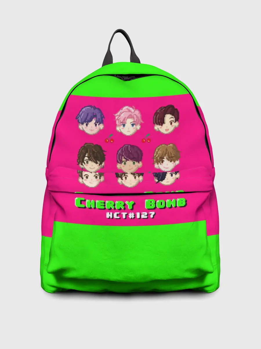 Рюкзак джинсовый / NCT 127. Cherry Bomb