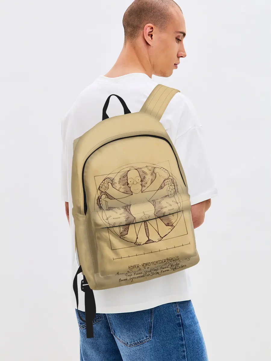 Рюкзак джинсовый / Гомер Да Винчи