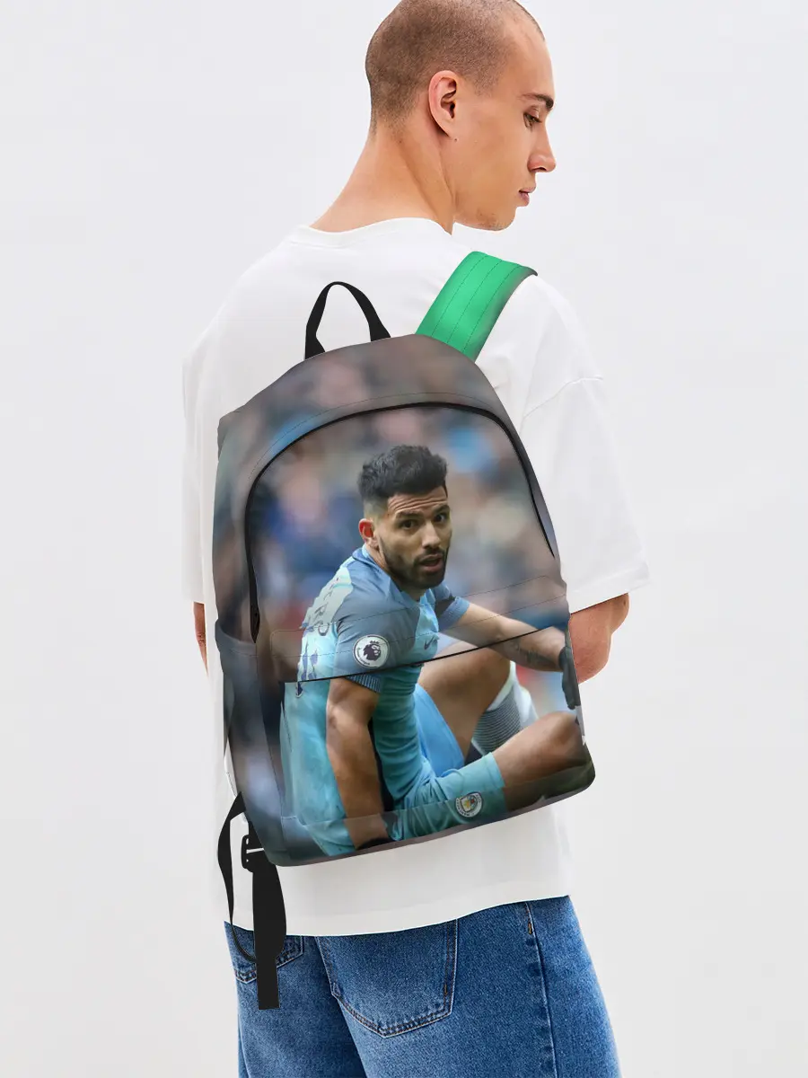 Рюкзак джинсовый / Серхио Агуэро