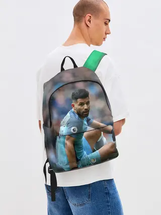 Рюкзак джинсовый / Серхио Агуэро