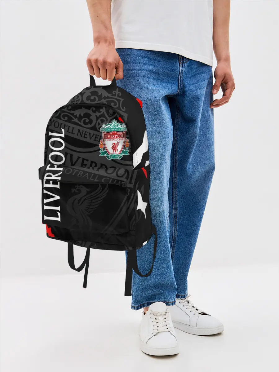 Рюкзак джинсовый / LIVERPOOL / ЛИВЕРПУЛЬ / СПОРТ