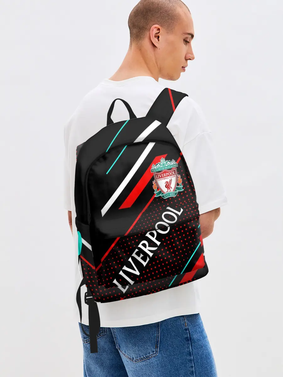 Рюкзак джинсовый / LIVERPOOL / ЛИВЕРПУЛЬ / СПОРТ