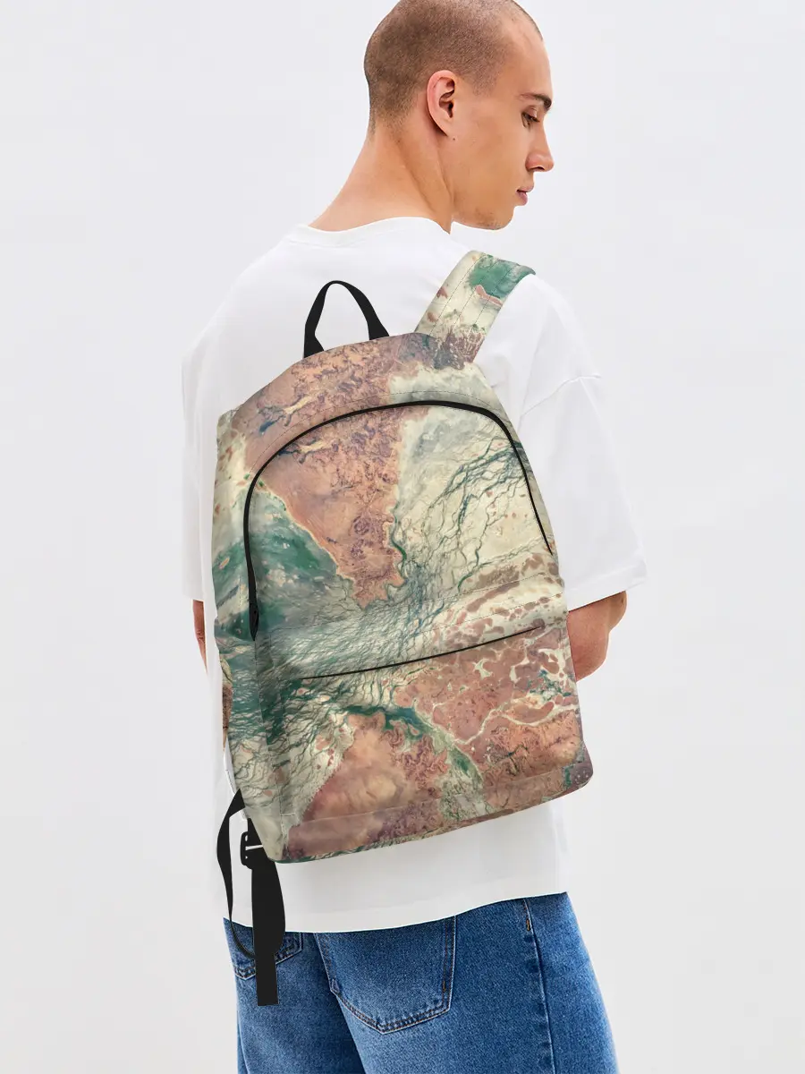 Рюкзак джинсовый / Снимок со СпуТника