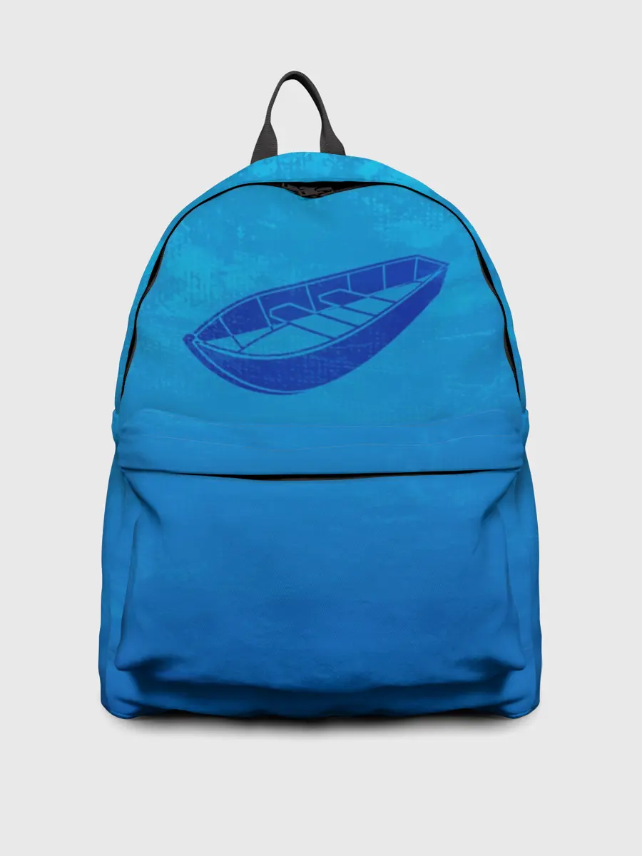 Рюкзак джинсовый / Одинокая Лодка