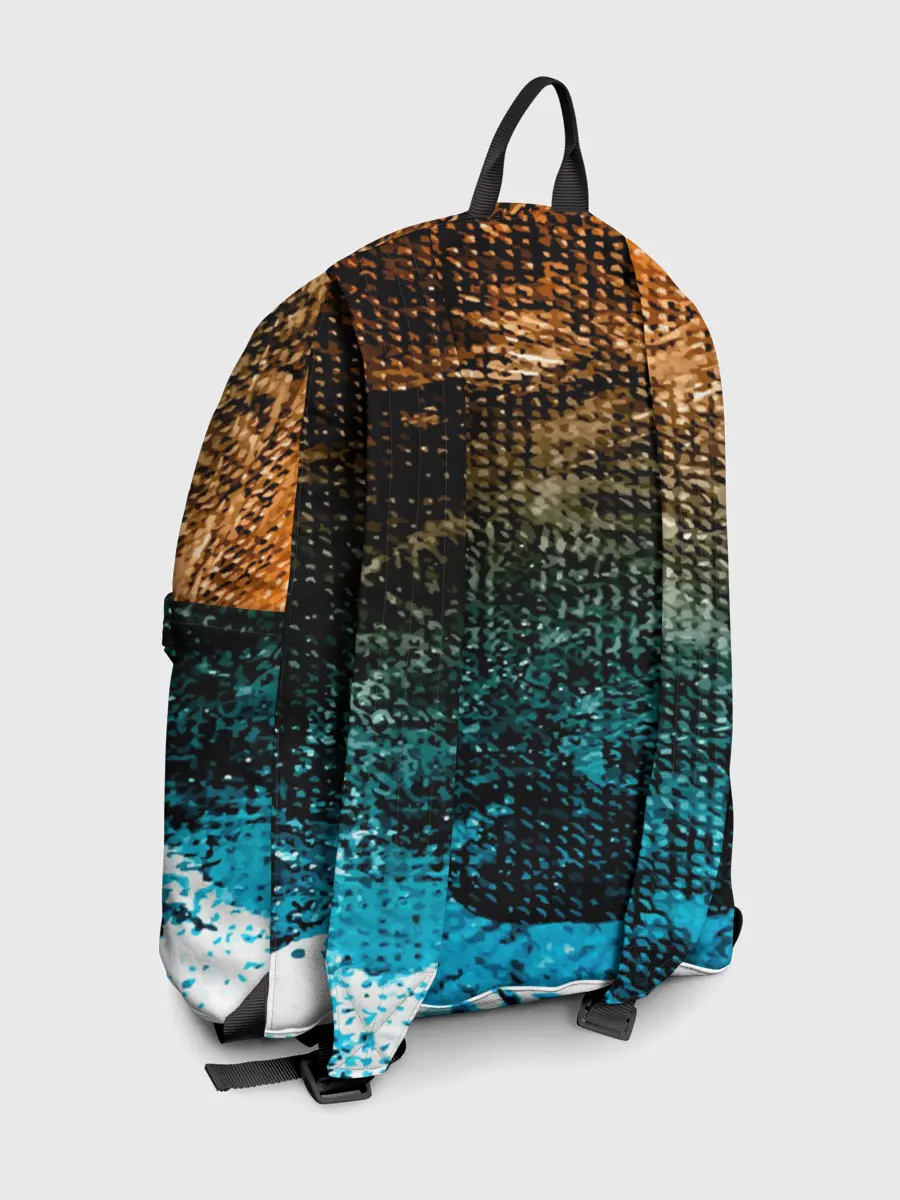 Рюкзак джинсовый / Рыба на крючке