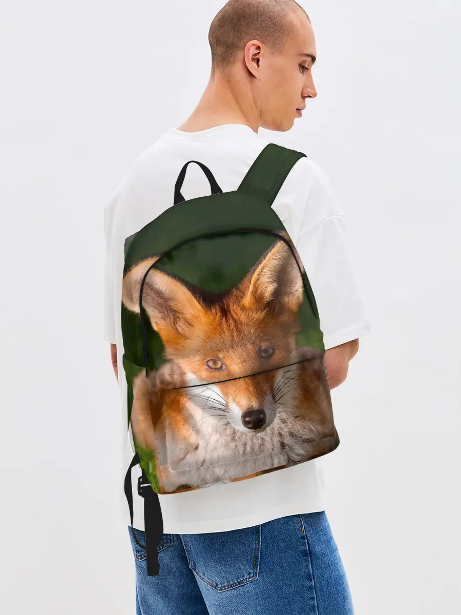 Рюкзак джинсовый / Лисица