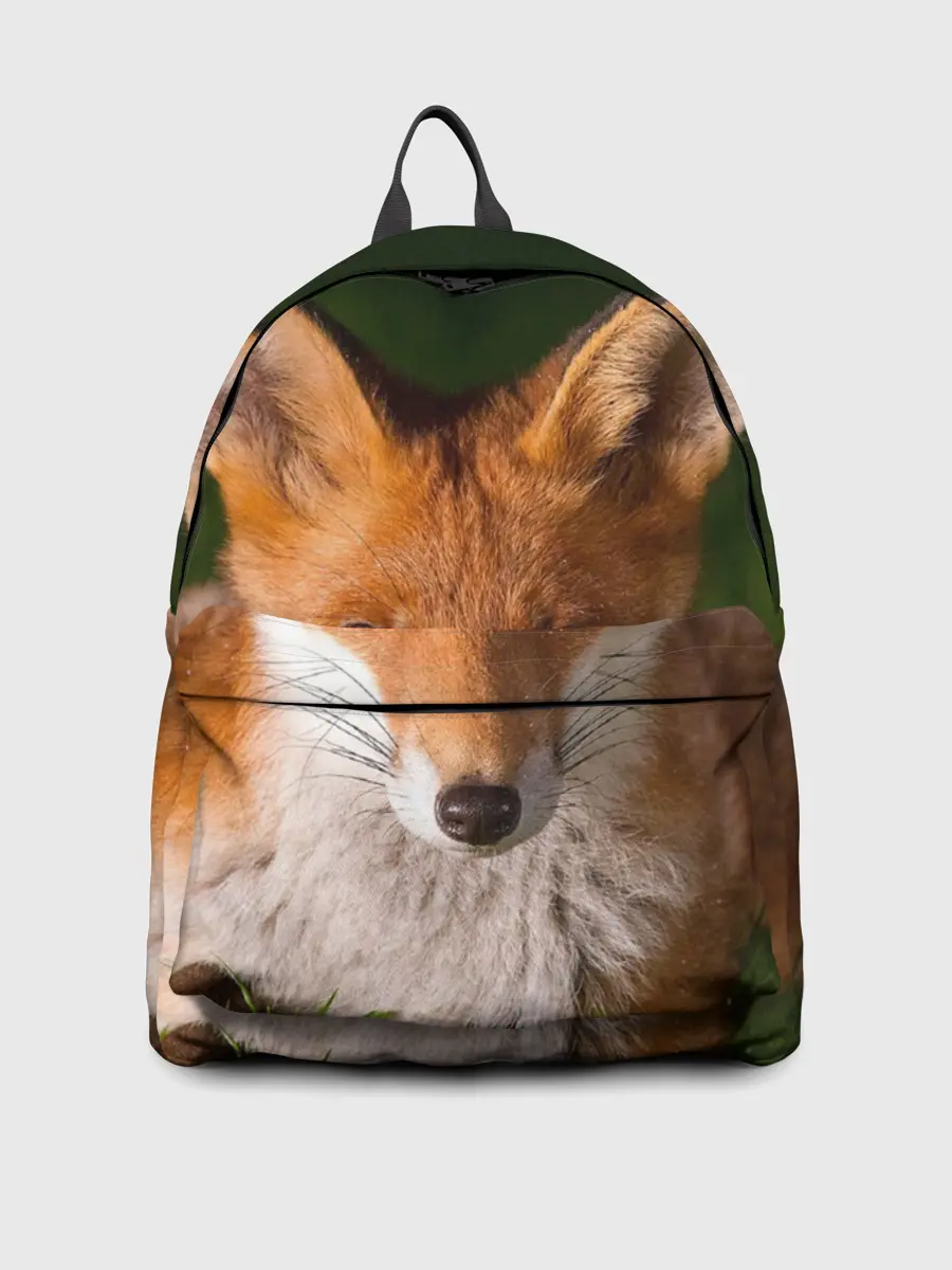 Рюкзак джинсовый / Лисица