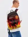 Рюкзак джинсовый / MANCHESTER UNITED / ДЬЯВОЛ