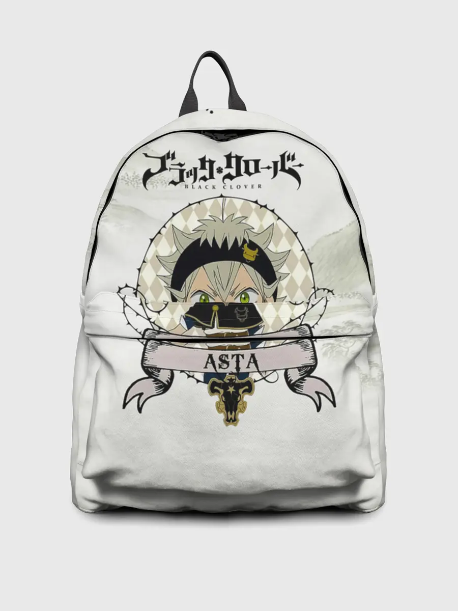 Рюкзак джинсовый / Аста Чёрный клевер Япония