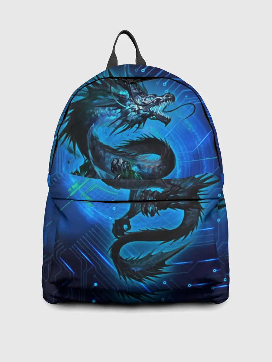 Рюкзак джинсовый / Кибер-Dragon