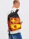Рюкзак джинсовый / FC BARCELONA / FIRE / ОГОНЬ