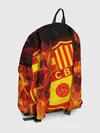 Рюкзак джинсовый / FC BARCELONA / FIRE / ОГОНЬ