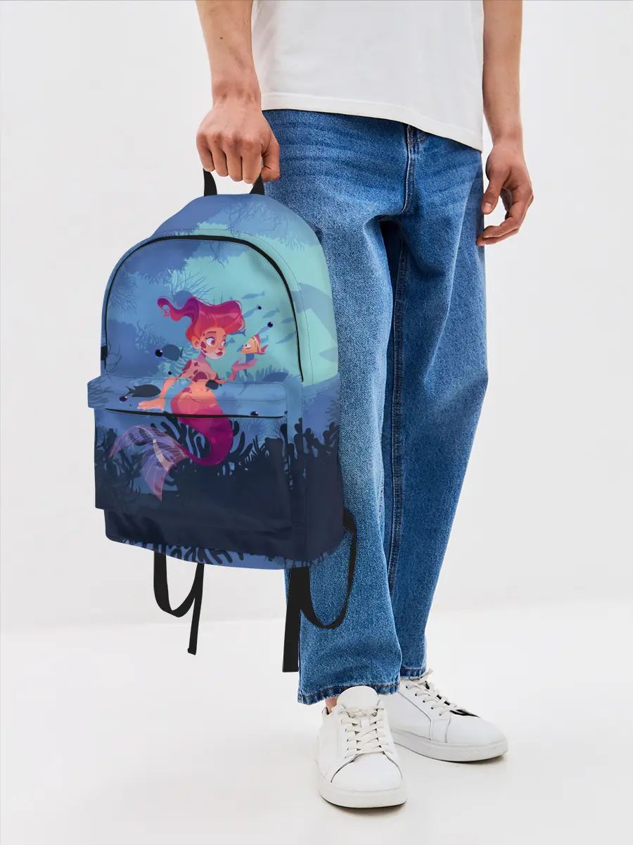 Рюкзак джинсовый / Mermaid | Русалочка