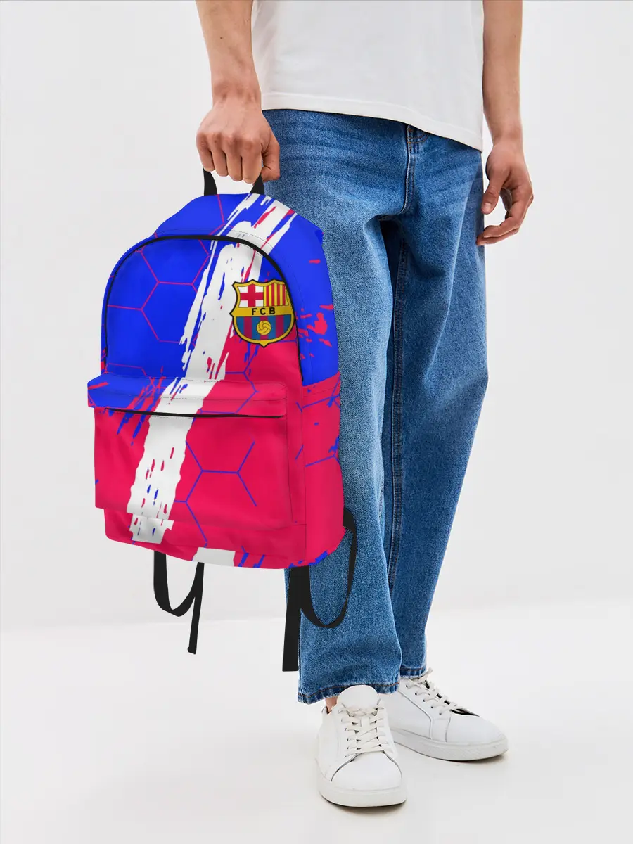 Рюкзак джинсовый / FC BARCELONA / ФК БАРСЕЛОНА