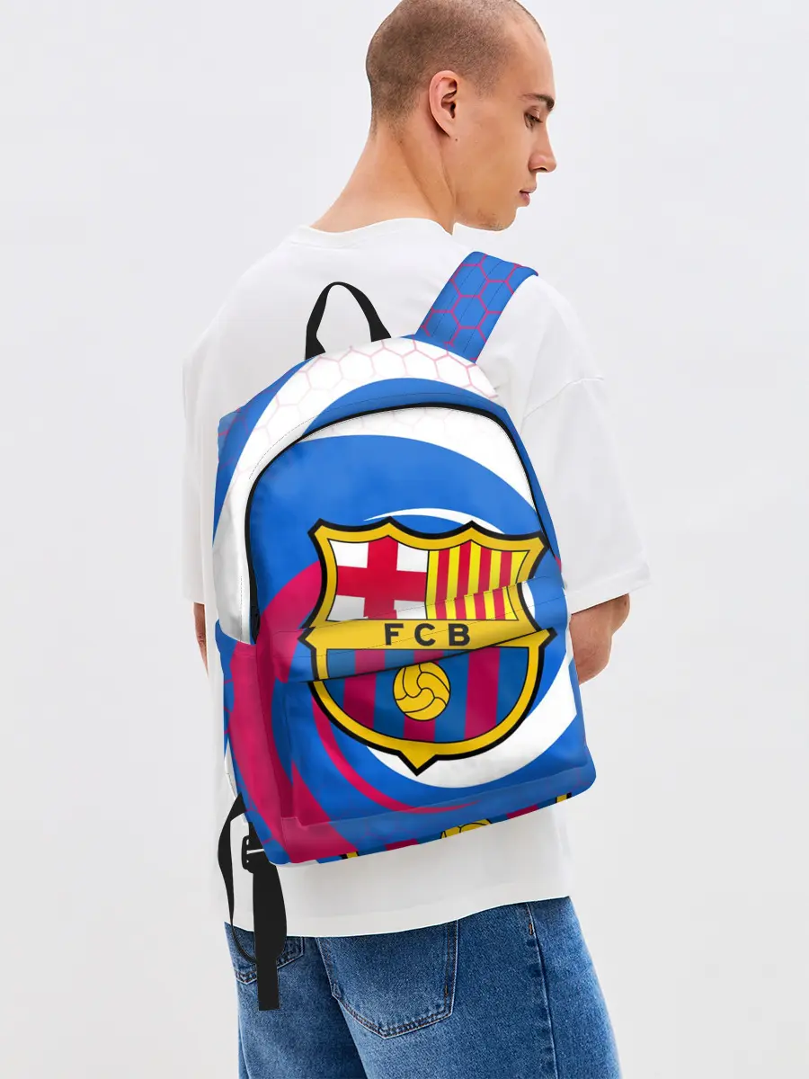 Рюкзак джинсовый / FC BARCELONA / ФК БАРСЕЛОНА