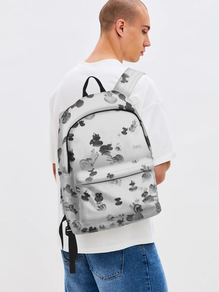 Рюкзак джинсовый / Медузы