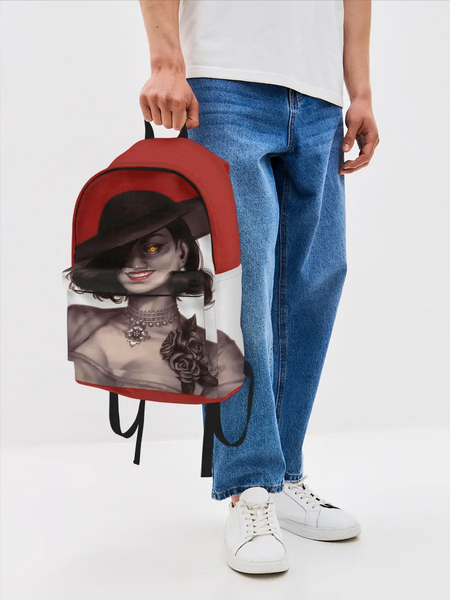 Рюкзак джинсовый / Леди Димитреску из Резидента