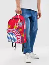 Рюкзак джинсовый / ФК БАВАРИЯ / BAYERN / МЮНХЕН
