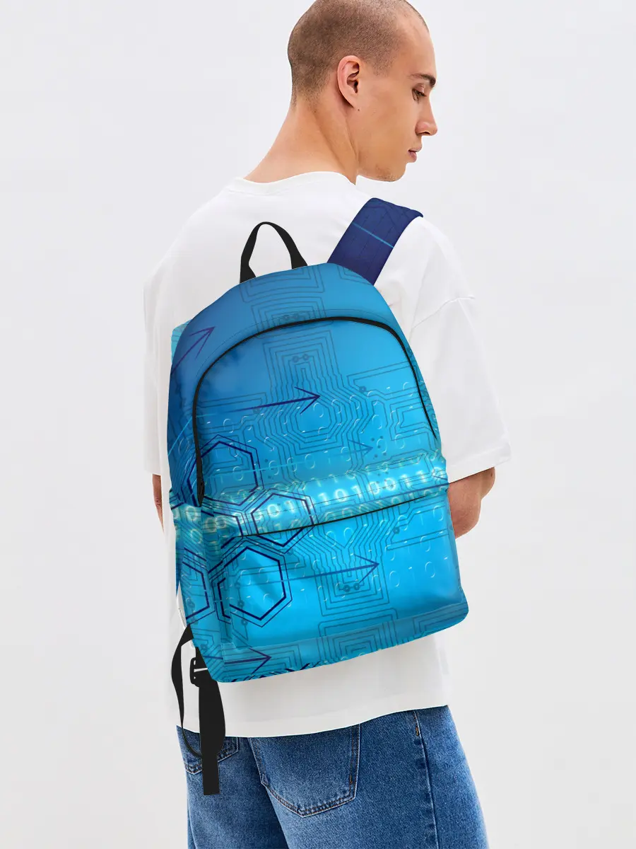 Рюкзак джинсовый / ДвоиЧный код