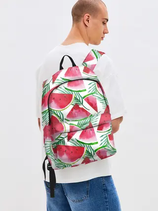 Рюкзак джинсовый / Арбузное настроение