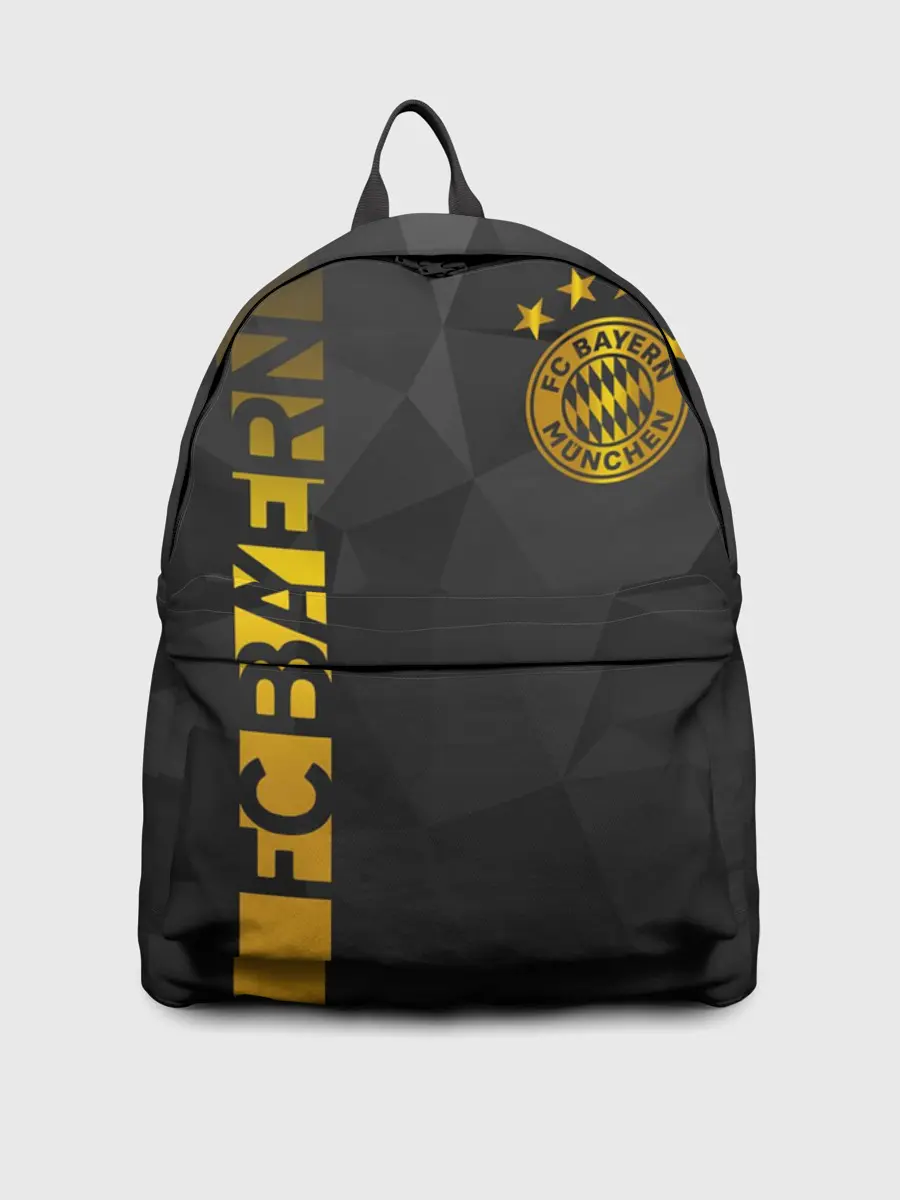 Рюкзак джинсовый / ФК БАВАРИЯ / BAYERN / ЗОЛОТО