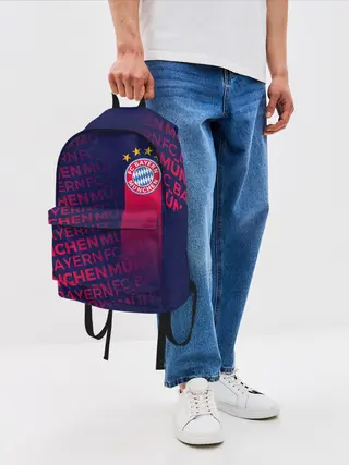 Рюкзак джинсовый / ФК БАВАРИЯ / BAYERN / МЮНХЕН