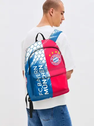 Рюкзак джинсовый / ФК БАВАРИЯ / BAYERN / МЮНХЕН
