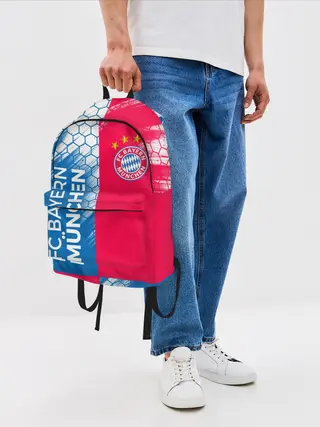 Рюкзак джинсовый / ФК БАВАРИЯ / BAYERN / МЮНХЕН