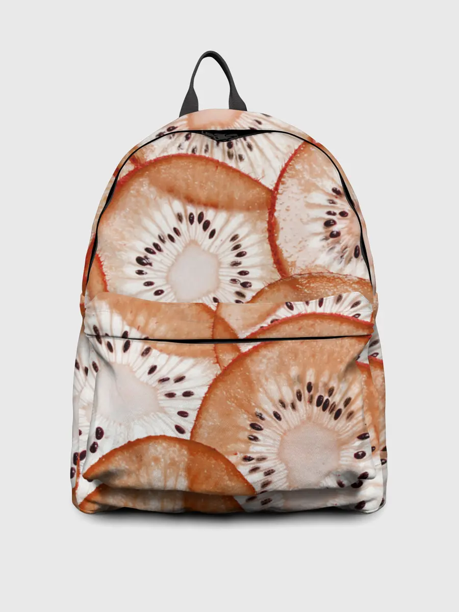 Рюкзак джинсовый / Красный Киви