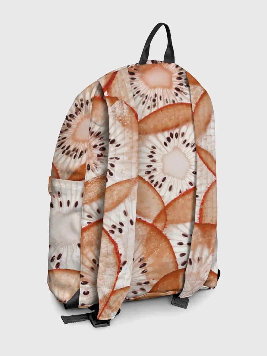 Рюкзак джинсовый / Красный Киви