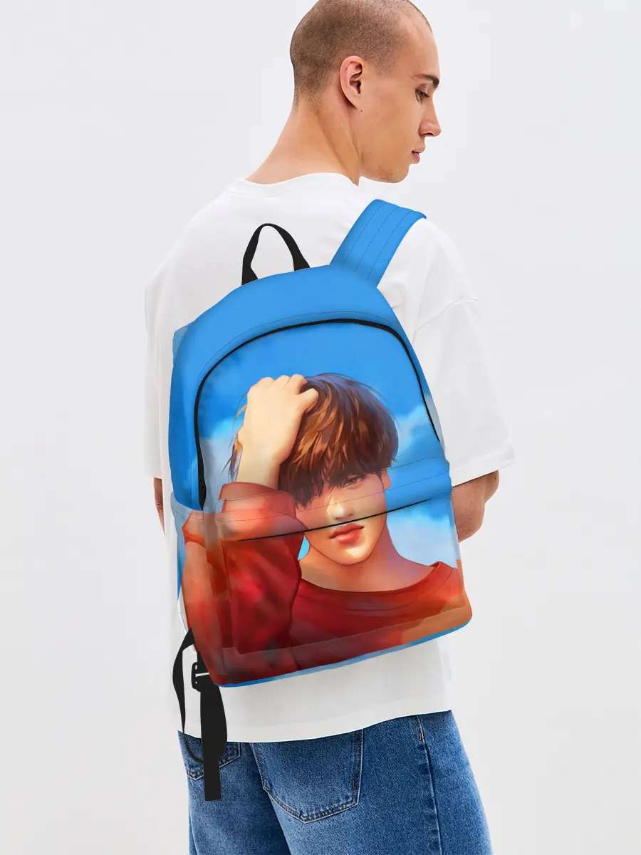 Рюкзак джинсовый / Park Jimin Art