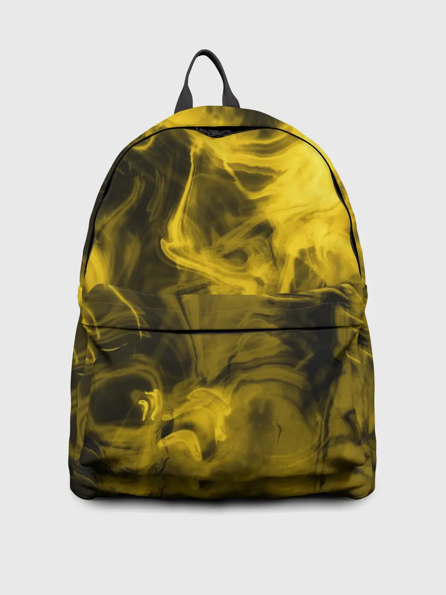 Рюкзак джинсовый / Желтый Неоновый Дым