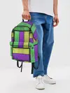Рюкзак джинсовый / Цветные Ремешки