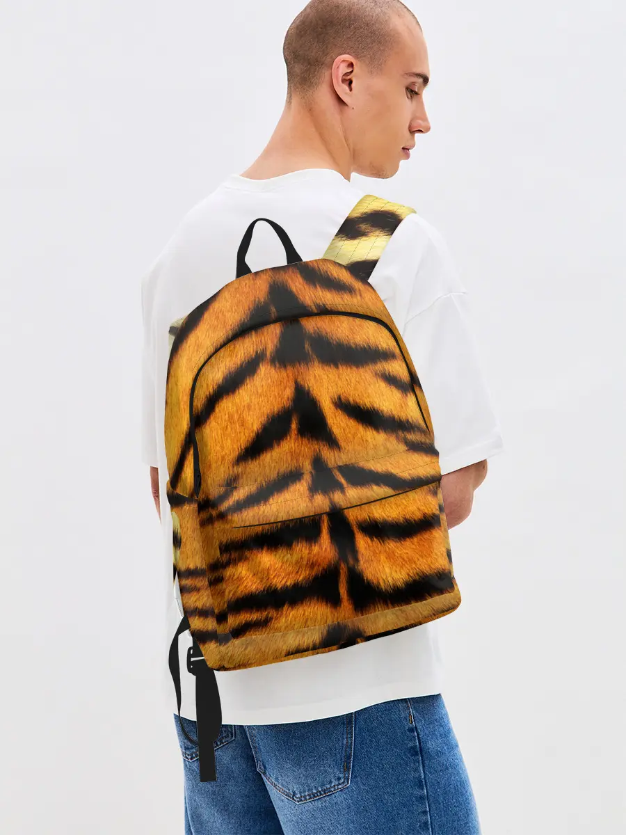 Рюкзак джинсовый / Шкура Тигра