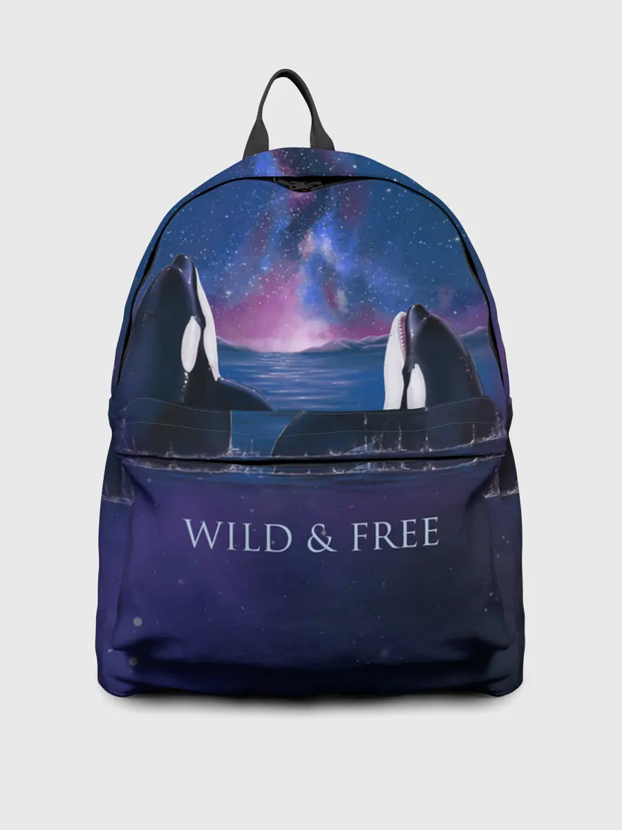 Рюкзак джинсовый / косатка