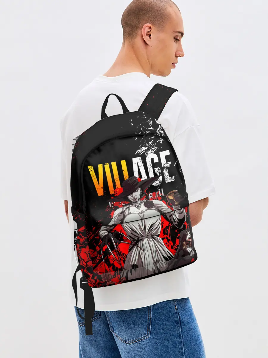 Рюкзак джинсовый / RESIDENT EVIL 8 / ДИМИТРЕСКУ