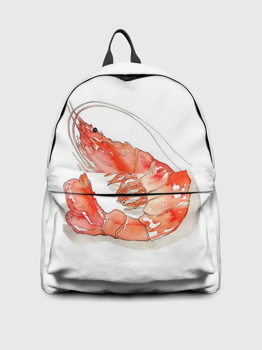 Рюкзак джинсовый / креветка