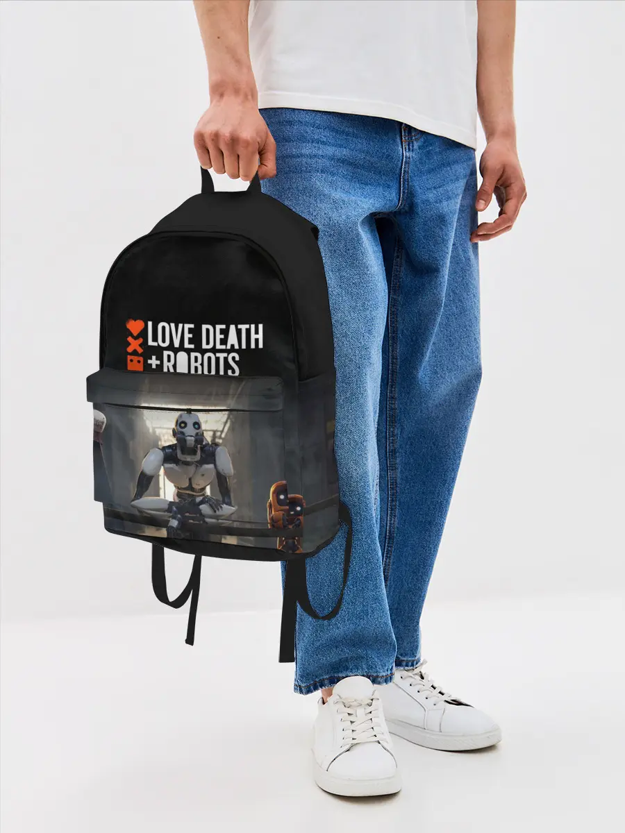 Рюкзак джинсовый / Love, Death and Robots