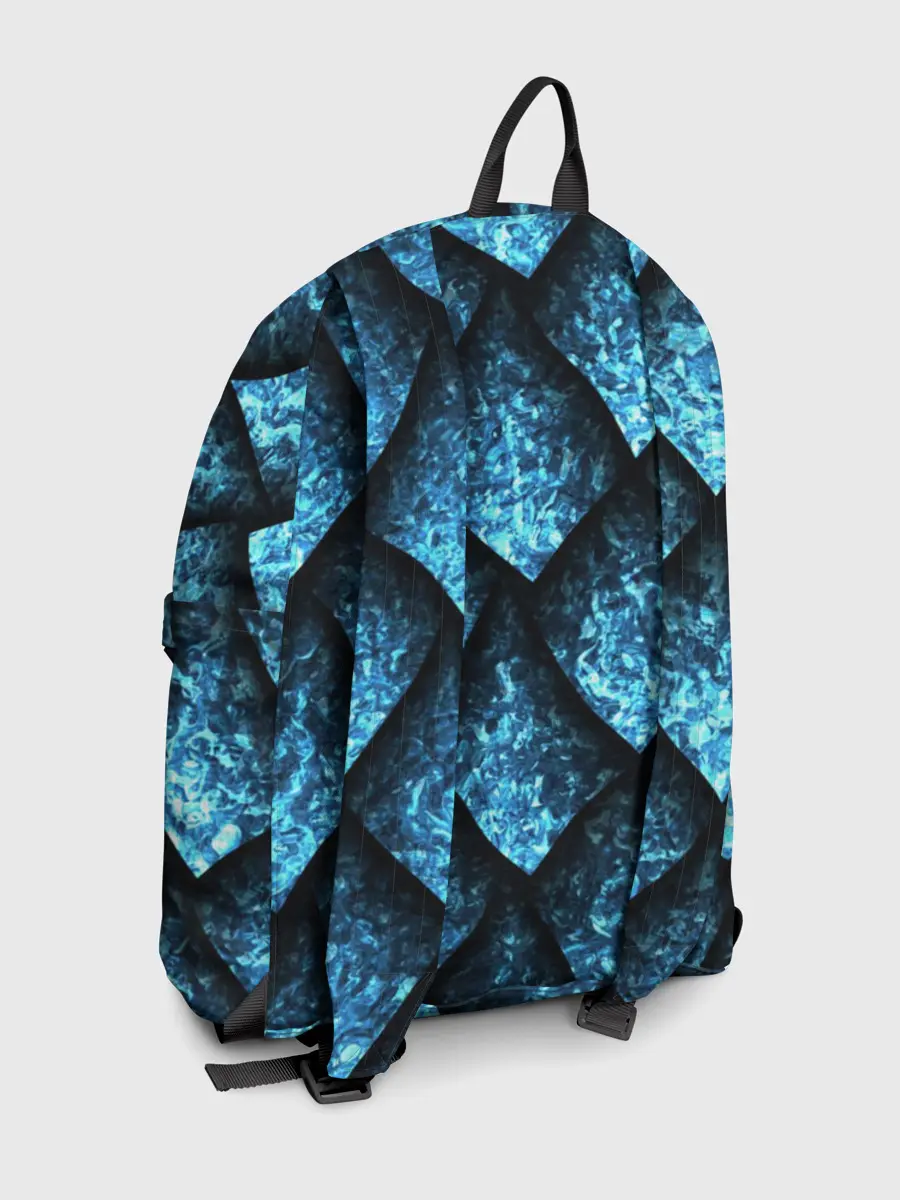 Рюкзак джинсовый / Чешуя ледяного дракона