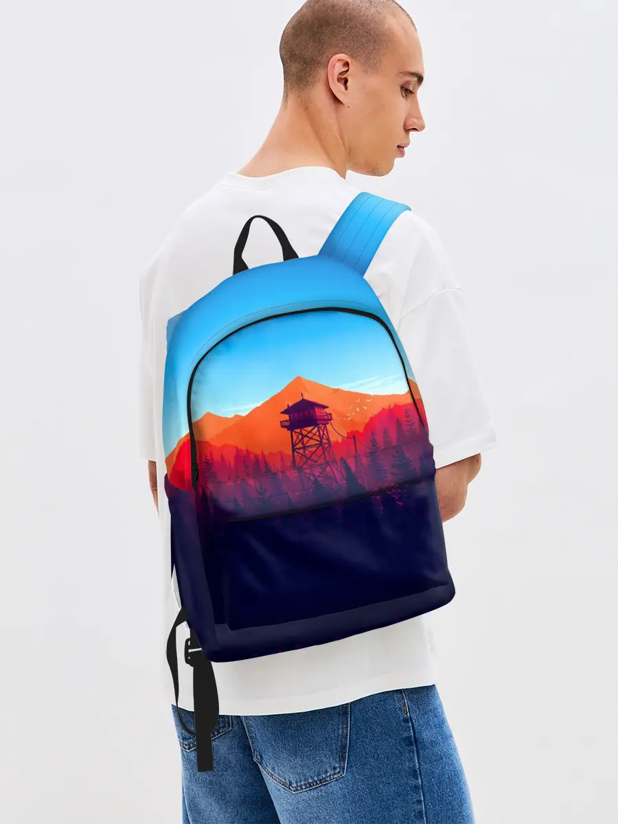 Рюкзак джинсовый / Одинокая вышка