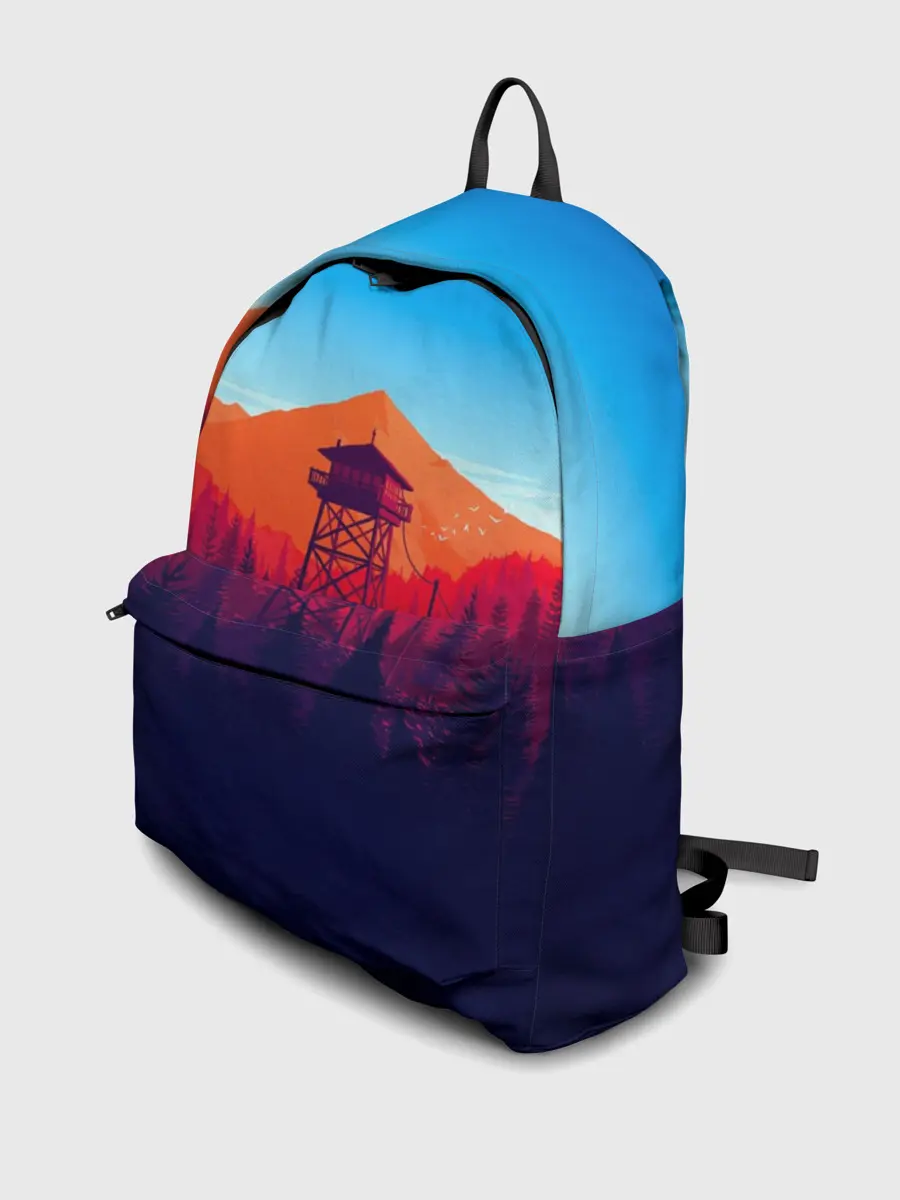 Рюкзак джинсовый / Одинокая вышка