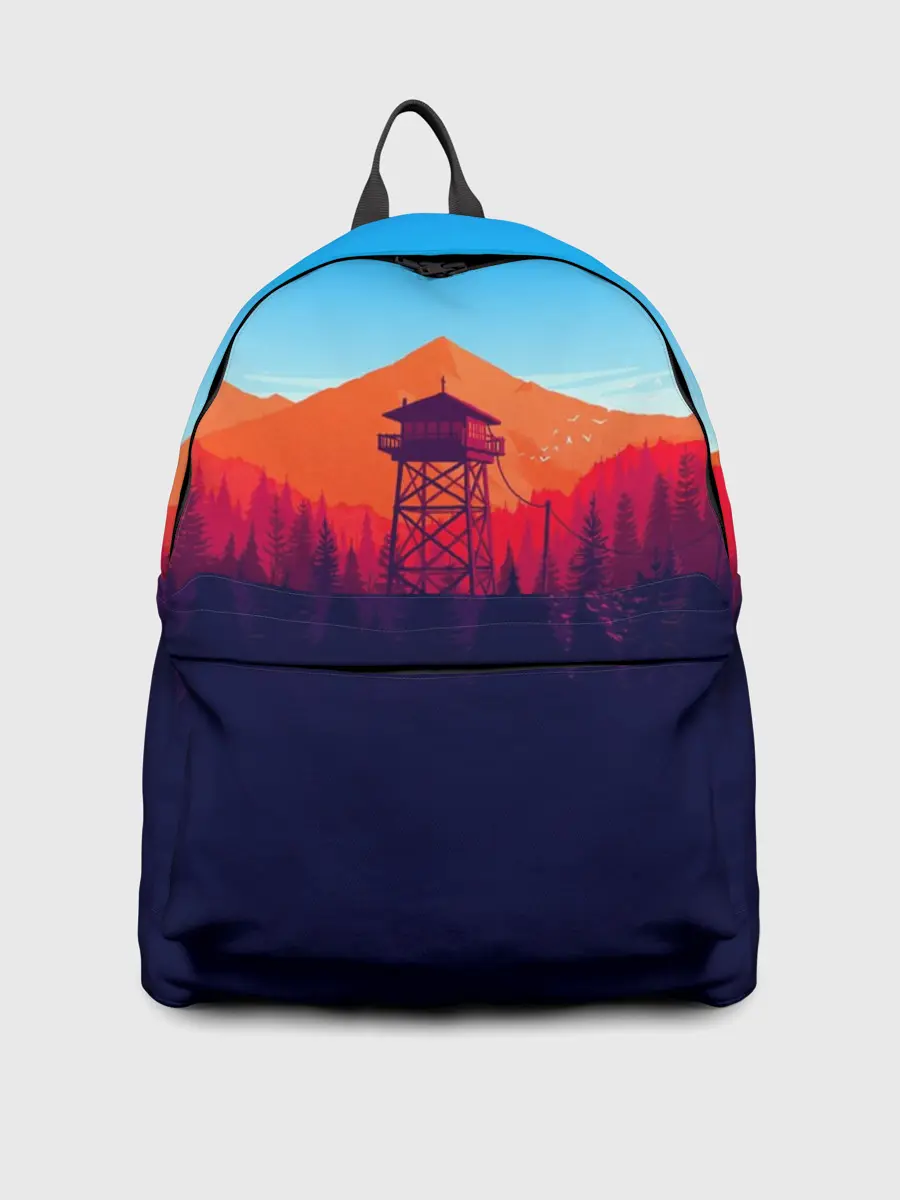 Рюкзак джинсовый / Одинокая вышка